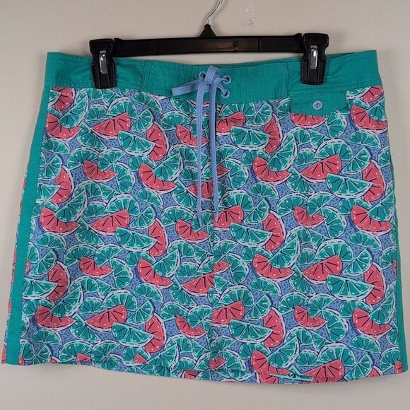Vineyard Vines Lemon & Limes Print Board Skirt Jake Blue Preppy Resortwear NWT - Picture 12 of 12